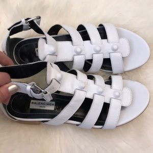 Balenciaga Leather Sandals